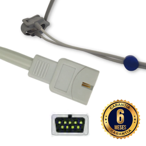 Sensor SpO2 Alfamed - DB9 - Silicone Wrap