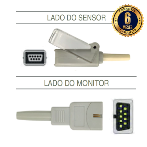 Cabo extensor para SpO2 - BCI Redel 7P