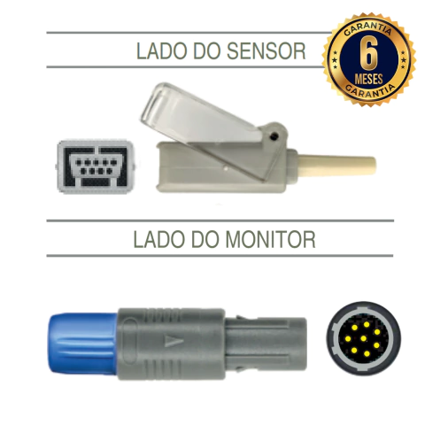 Cabo extensor para SpO2 - Comen Masimo Set 8P