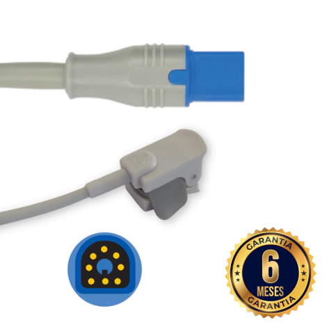 Sensor SpO2 DIXTAL EFFICIA - Clip Pediátrico - 02PCA13DI