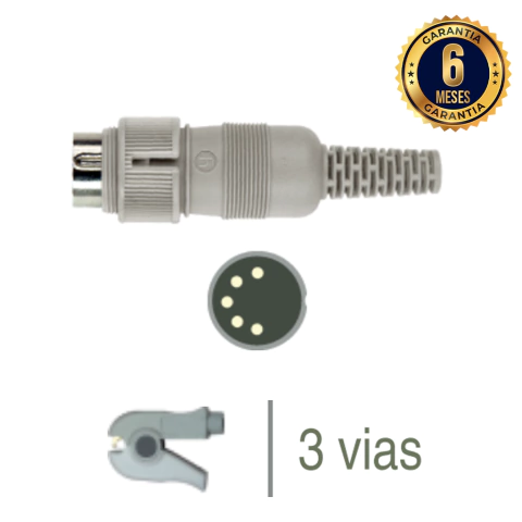 Cabo de ECG 3 vias Neopinch - Ecafix