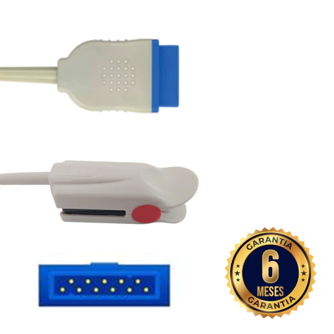 Sensor SpO2 GE TRUSIGNAL - Clip Adulto