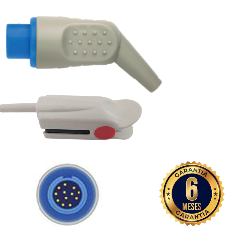 Sensor SpO2 Indumed - Clip Adulto - 02ACA12ID