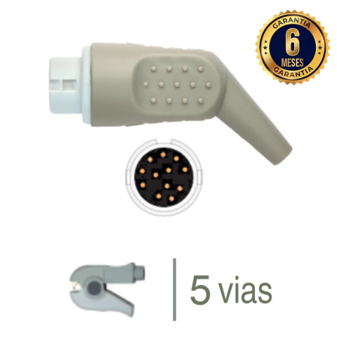 Cabo de ECG 5 vias Neopinch - Mindray T5/T8