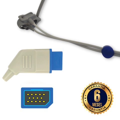 Sensor SpO2 NIHON KOHDEN - NKT - Silicone Wrap