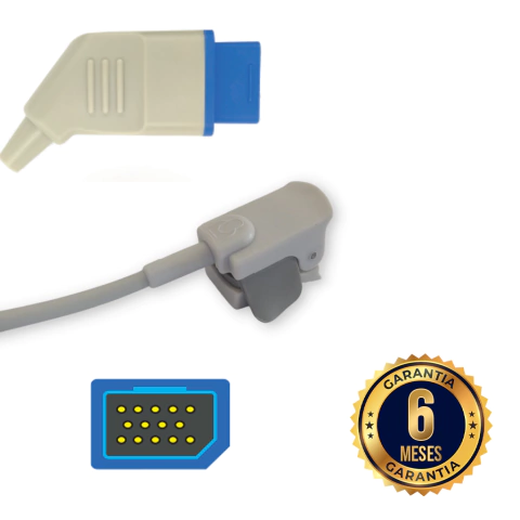 Sensor SpO2 NIHON KOHDEN - NKT - Clip Pediátrico