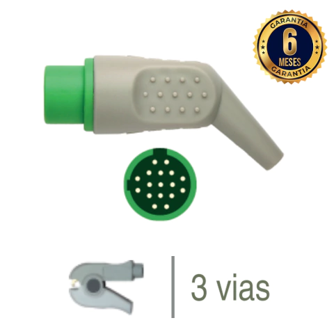 Cabo de ECG 3 vias Neopinch - Spacelabs