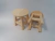 BANQUETA DE PINUS BAIXA SUPER RESISTENTE SUPORTA 140KG - comprar online
