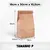 Kit 200 Saco Papel Kraft SOS 5kg 18x30x10,5cm Tamanho P Delivery Hambúrguer Lanche Ifood Embalagem Reforçada Atacado - loja online