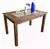 Mesa 120cm De Madeira Rustica Sala De Jantar E Cozinha