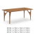 Mesa Safira Cor Nogueira Tampo Laminado Nogueira - World Cadeiras 