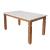 Mesa De Jantar Corona 182x91 Madeira Retangular Resistente