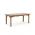 Mesa Adriana Cor Nogueira Vidro Colado Off-White - comprar online