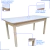 Mesa Mesinha Infantil 120x60 MDF Para Desenhar ou Colorir Infantil Escola Escolinhas e Creches na internet