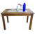 Mesa 120cm De Madeira Rustica Sala De Jantar E Cozinha - comprar online