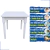 Mesa Infantil Espanha 60x60cm Com 2 Cadeiras Infantil Para Criança Educativa Resistente na internet