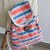 Mochila Dora Aventureira - Azul, laranja e Branco; - Use Rosa Pink -  Semijoias À Prova D'água 