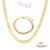 Conjunto Pulseira/Choker Escama Detalhada - comprar online