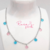 Choker Cristais/Gemas Gotas - comprar online