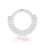 Piercing Cravejado 8mm - Daith Septo