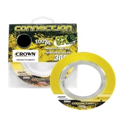 LINHA MULTIFILAMENTO CROWN CONNECTION 9X 0,31 MM 300 M - comprar online