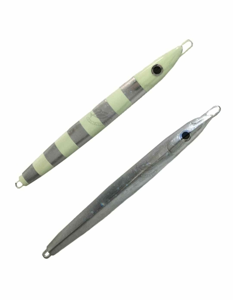 ISCA NS JUMPING JIG HYBRID 40 G PRATA LISTRA HOT GLOW - comprar online