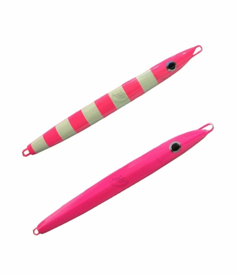 ISCA NS JUMPING JIG HYBRID 40 G ROSA LISTRA GLOW - comprar online