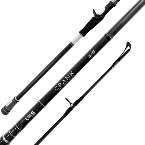 VARA LUMIS CRANK CAST 2,10 M 60 LB INTEIRIÇA BRANCA