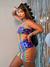 Vestido Colorido Carnaval alça teia - Veste Boutti