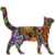 Quebra-Cabeça de Madeira 3D - Gato