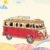 Quebra-Cabeça de Madeira 3D - Kombi Retrô em Miniatura