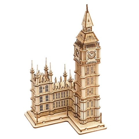Quebra-Cabeça de Madeira 3D - Big Ben de Londres