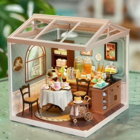 Quebra-Cabeça 3D - Loja de Chá em Miniatura