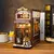 Quebra-Cabeça de Madeira 3D - Book Nook House Cafeteria - comprar online