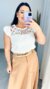 BLUSA BRANCA BORDADA - NANDA