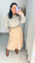 BLUSA DE LÃZINHA GOLA BOBA