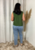 BLUSA LAURA VERDE MILITAR na internet