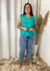 BLUSA LIDIANE AZUL TURQUESA - comprar online