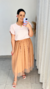 BLUSA MANGA BOTÕES ROSA - KELLY - comprar online