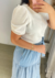 BLUSA OFF WHITE MANGA PRINCESA - TERESA - My Closet por Tatiane Lima