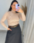 BLUSA DE LÃZINHA MACIA GOLA ALTA 