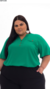 CAMISA FEMININA ALONGADA PLUS SIZE
