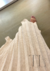 SAIA PLISSADA MIDI EM JACAR COR CREME