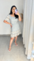 VESTIDO CURTO CINZA - BIANCA na internet