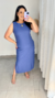 VESTIDO LINHO AZUL - VIVIAN na internet
