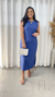 VESTIDO LINHO AZUL - VIVIAN
