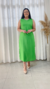 VESTIDO LINHO VERDE - VIVIAN - loja online