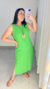 VESTIDO LINHO VERDE - VIVIAN