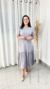 VESTIDO MIDI CINZA - ISABELA