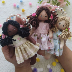 Boneca chaveirinho - 5 unidades - loja online